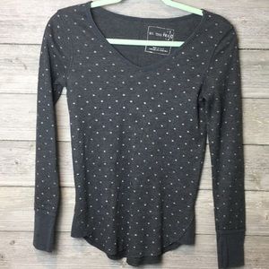 FREE PEOPLE • We the free polka dot thermal XS